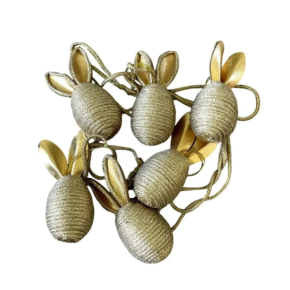 6ft Metallic Gold Bunny Rabbit Easter Garland The Farmhouse Rachel Ashwell NEW